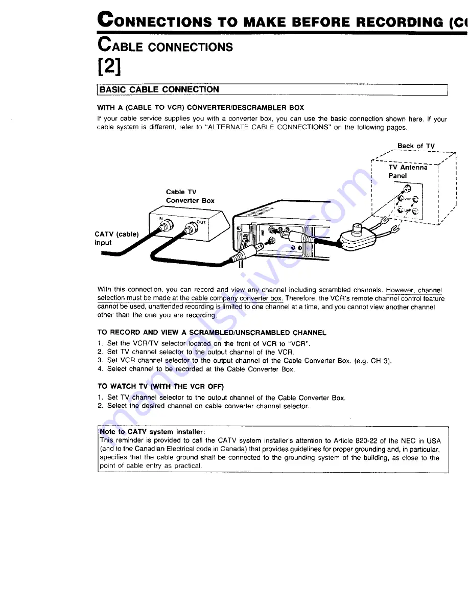 Magnavox VR9720AT01 Скачать руководство пользователя страница 30