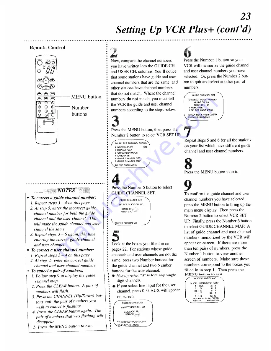 Magnavox VRT245A Owner'S Manual Download Page 23