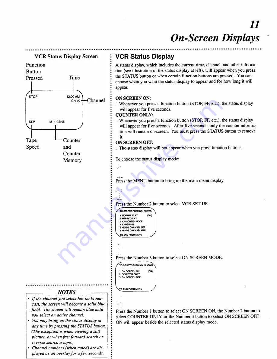 Magnavox VRT245AT Owner'S Manual Download Page 11