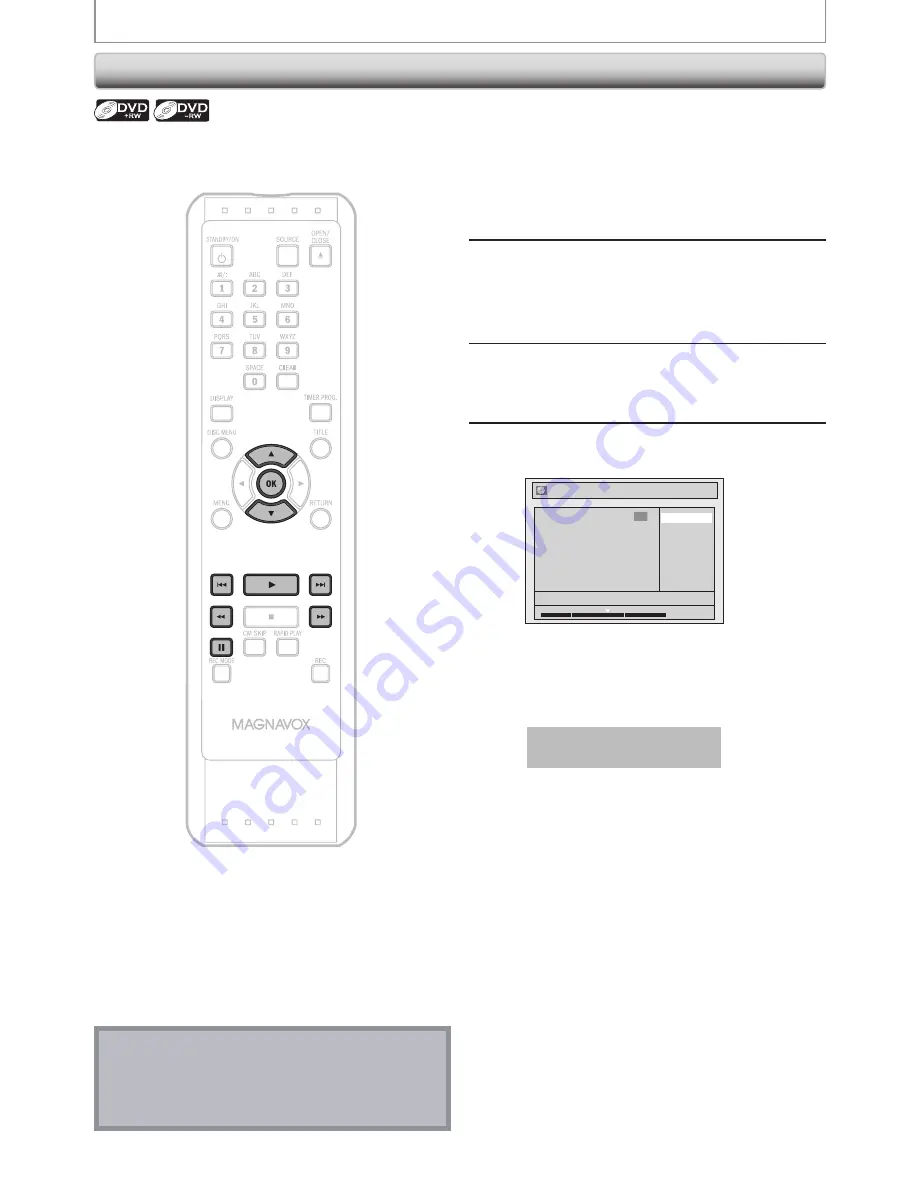 Magnavox ZC320MW8B Owner'S Manual Download Page 64