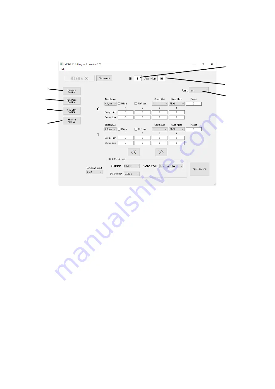 Magnescale MG80-SC1 Operating Manual Download Page 31