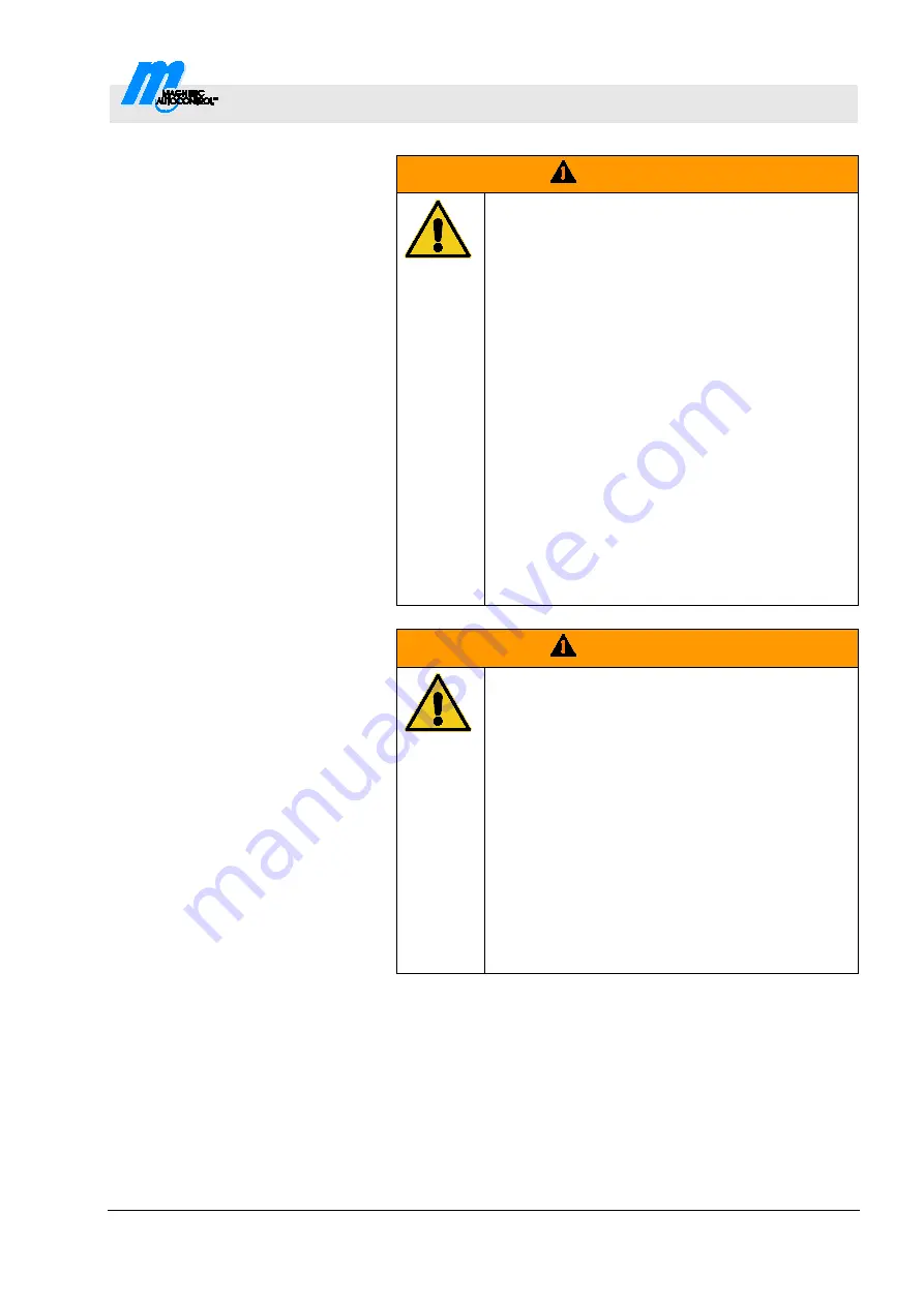 Magnetic Autocontrol MHTM MicroDrive Access Series Operating Instructions Manual Download Page 21