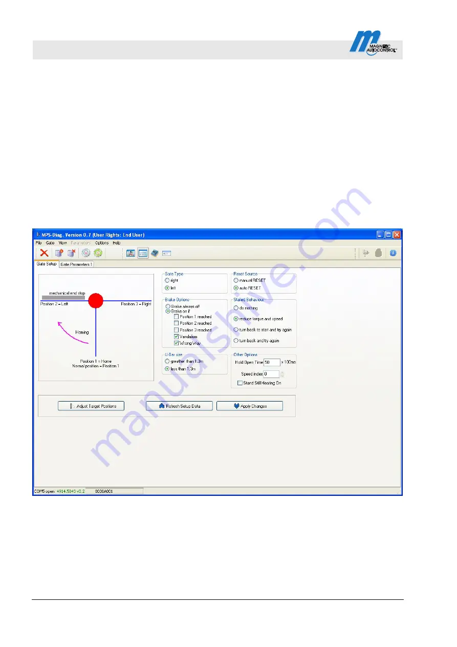 Magnetic Autocontrol MPS-122 Operating Instructions Manual Download Page 54