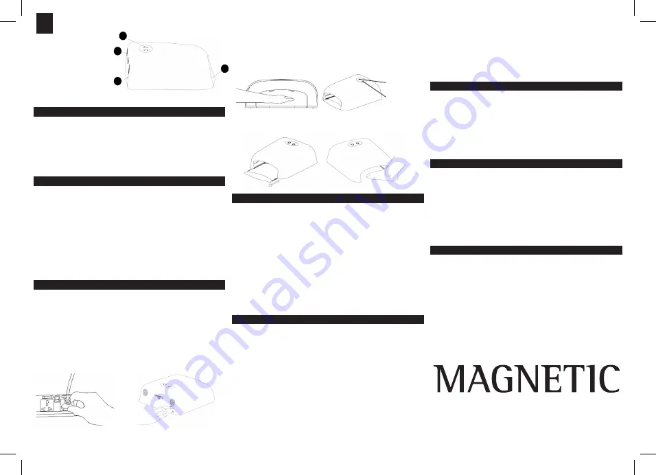 Magnetic Magnicure Comfort 4 Quick Start Manual Download Page 4