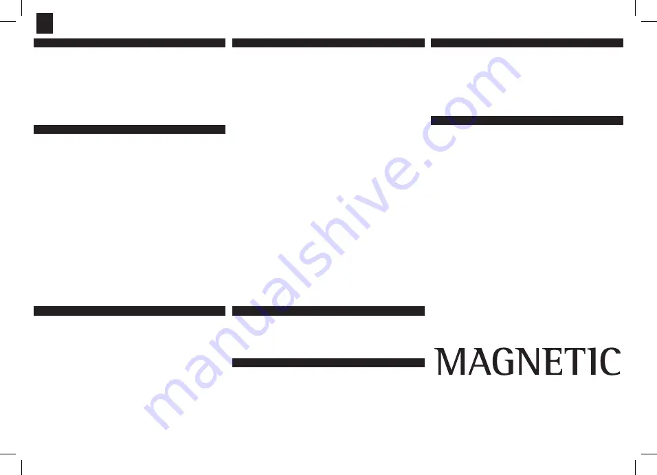 Magnetic PARAFFIN BATH Manual Download Page 4