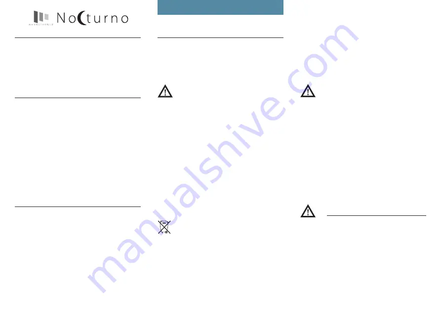 MAGNETOFIELD Nocturno User Manual Download Page 37