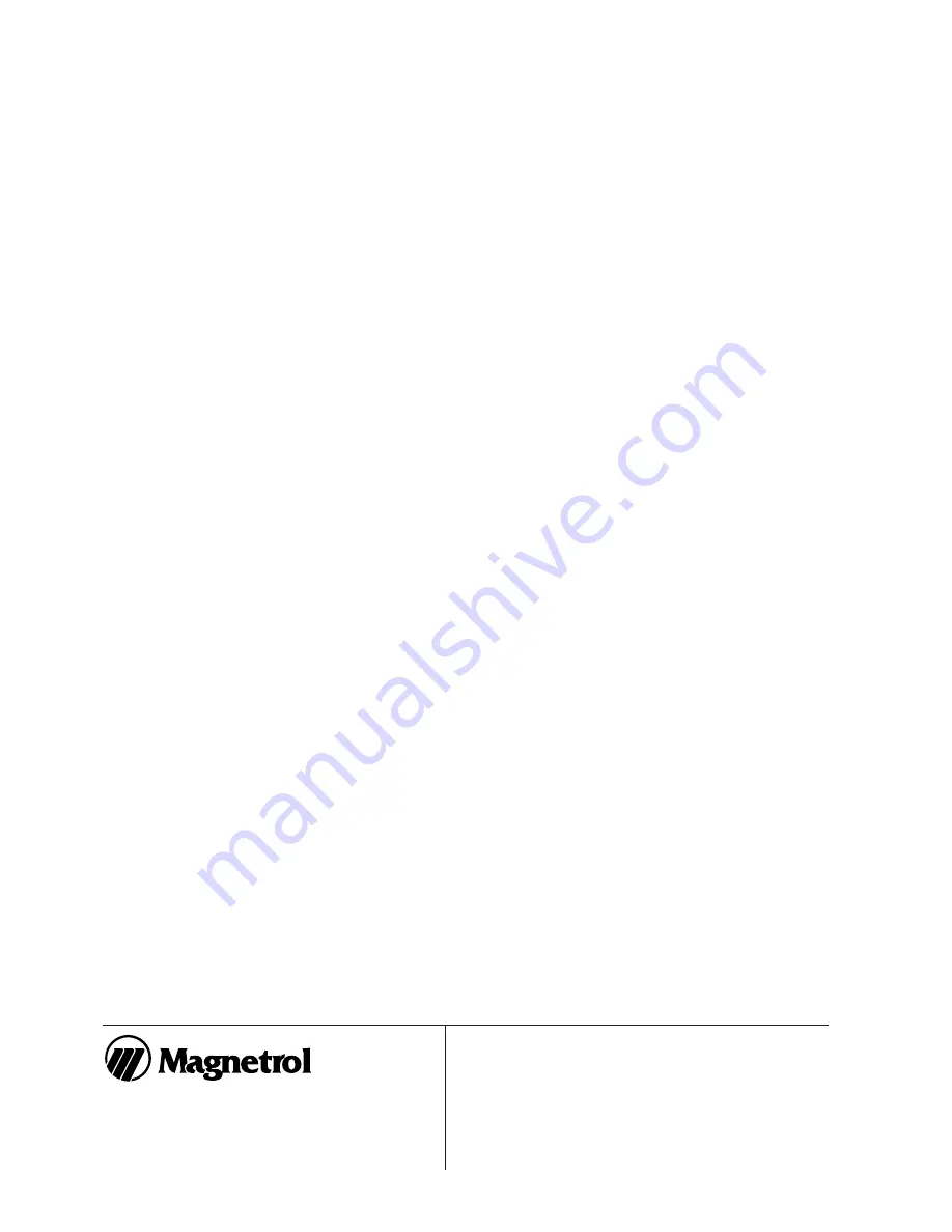 Magnetrol B73 Instruction Manual And Parts List Download Page 8