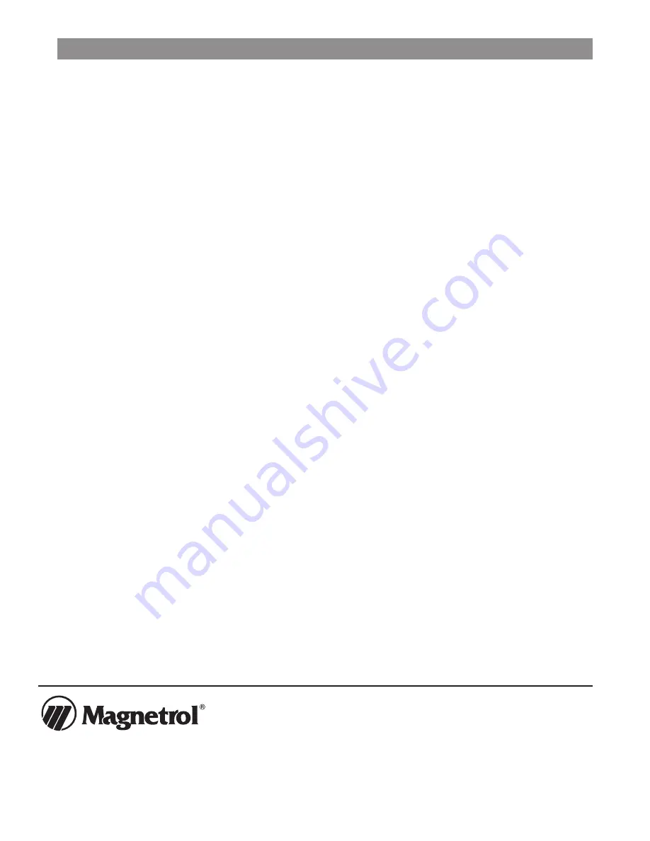 Magnetrol Tuffy II T31 Installation And Operating Manual Download Page 28