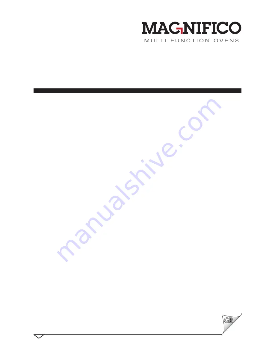 Magnifico MDE10 Use And Maintenance Manual Download Page 1