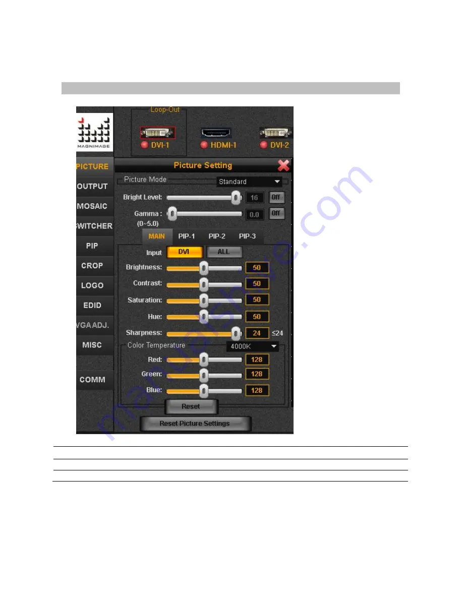 Magnimage LED-780H User Manual Download Page 50