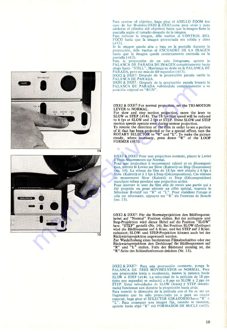 MAGNON duomatic DX80 Скачать руководство пользователя страница 11