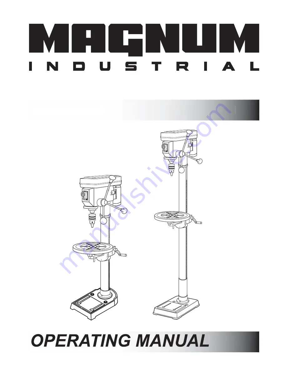 Magnum MI-76150 Operating Manual Download Page 1