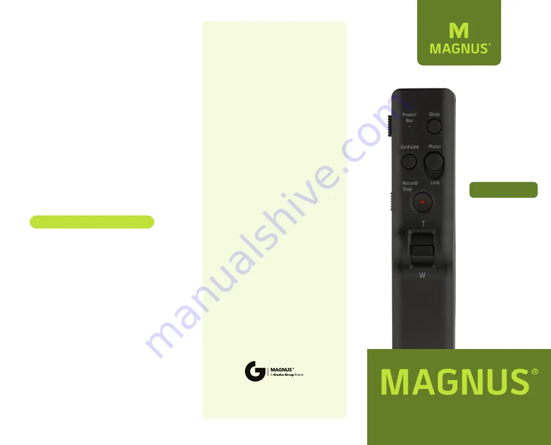 Magnus VR-SO Owner'S Manual Download Page 1