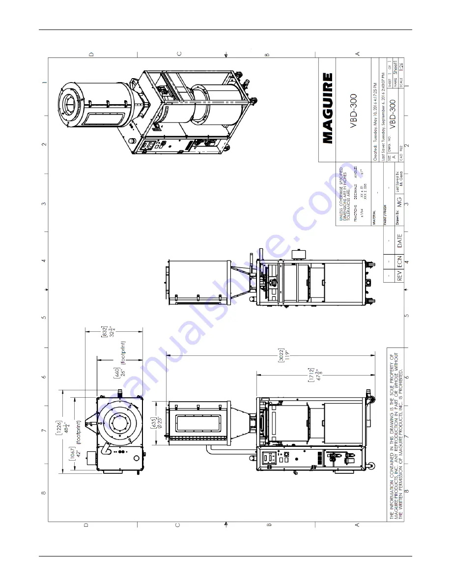 Maguire Products Vacuum Batch Dryer VBD-150 Installation Operation & Maintenance Download Page 10