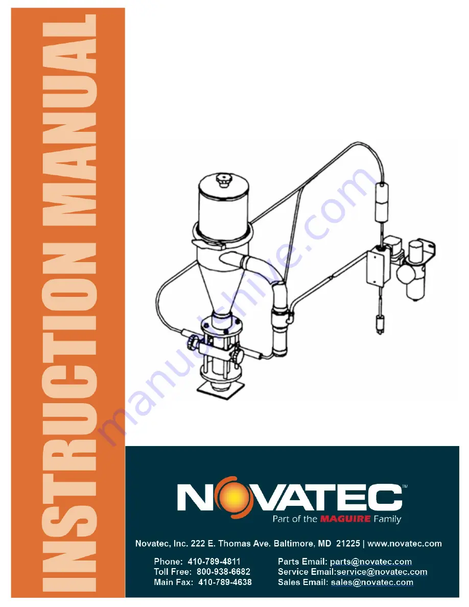 MAGUIRE Novatec AL-1 Instruction Manual Download Page 1