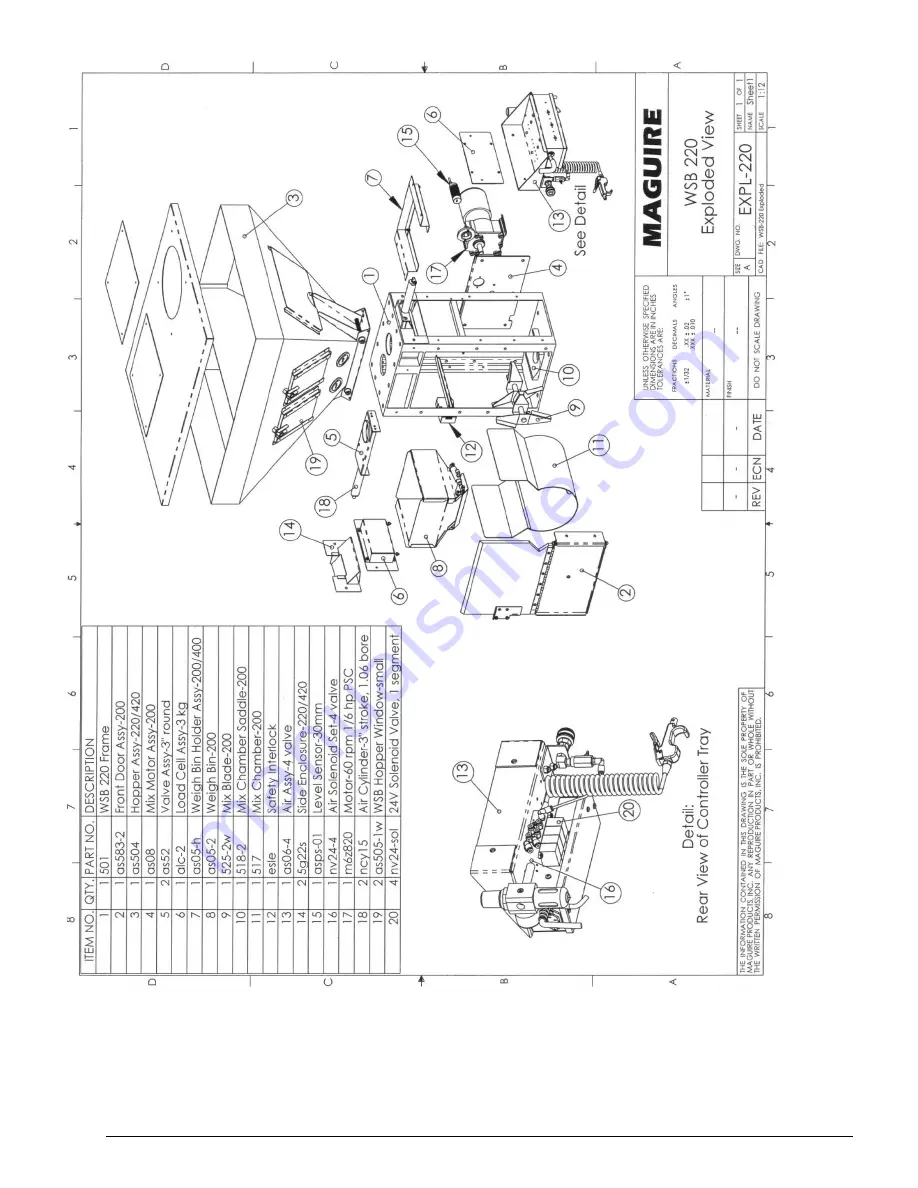 MAGUIRE Weigh Scale Blender 4088 Installation Operation & Maintenance Download Page 106