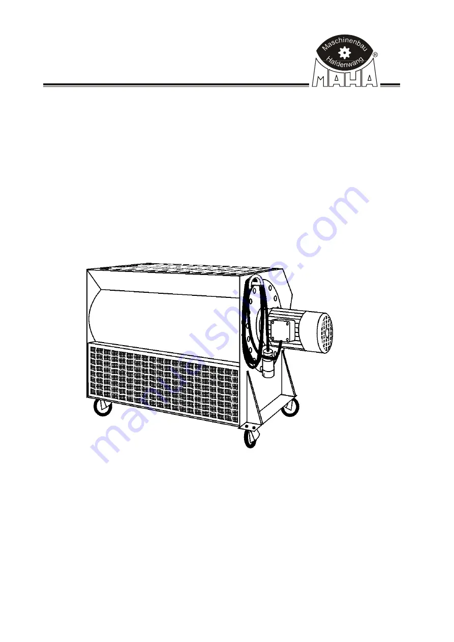 MAHA Air 1 Original Operating Instructions Download Page 1