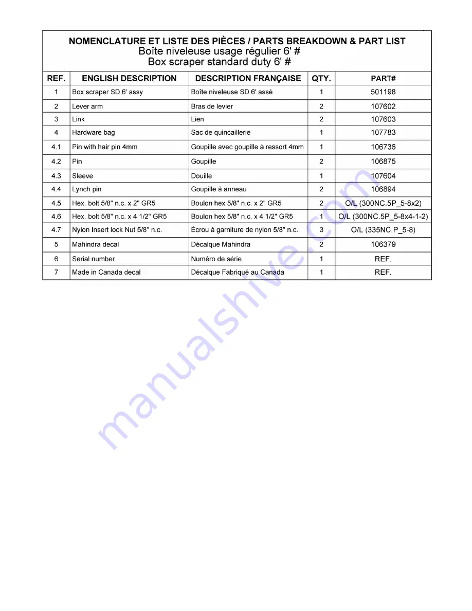 Mahindra BBSHD4 Owner'S Manual Download Page 24