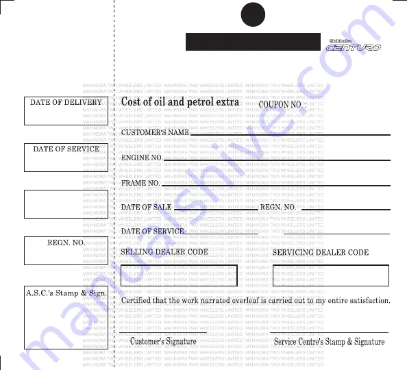 Mahindra Centuro Owner'S Manual Download Page 76