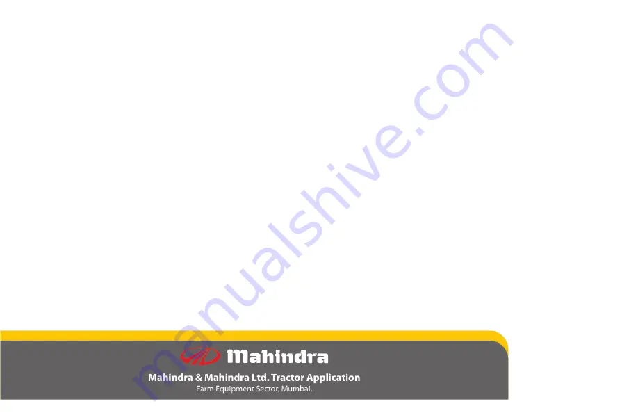 Mahindra DISC PLOUGH Operator'S Manual Download Page 52