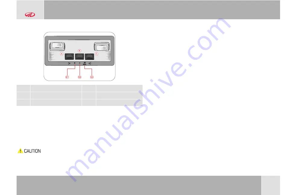 Mahindra SCORPIO S3 Plus 2020 Owner'S Manual Download Page 138