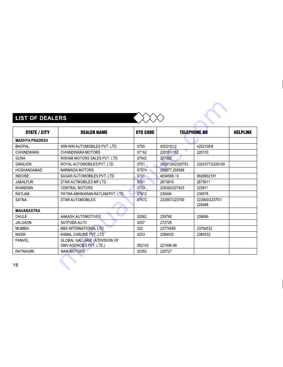 Mahindra THAR DI Owner'S Manual Download Page 112