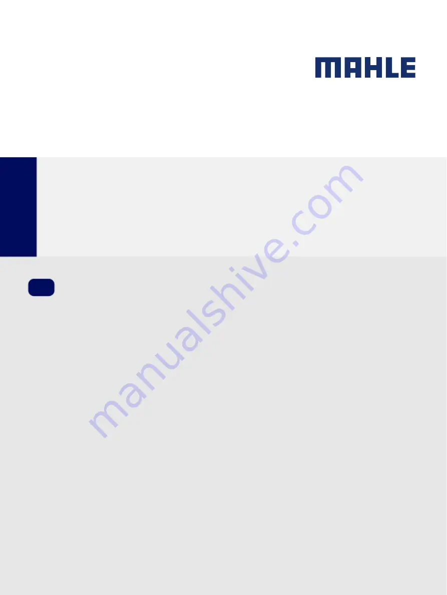 MAHLE AIR-NEX 9380 Service Manual Download Page 1