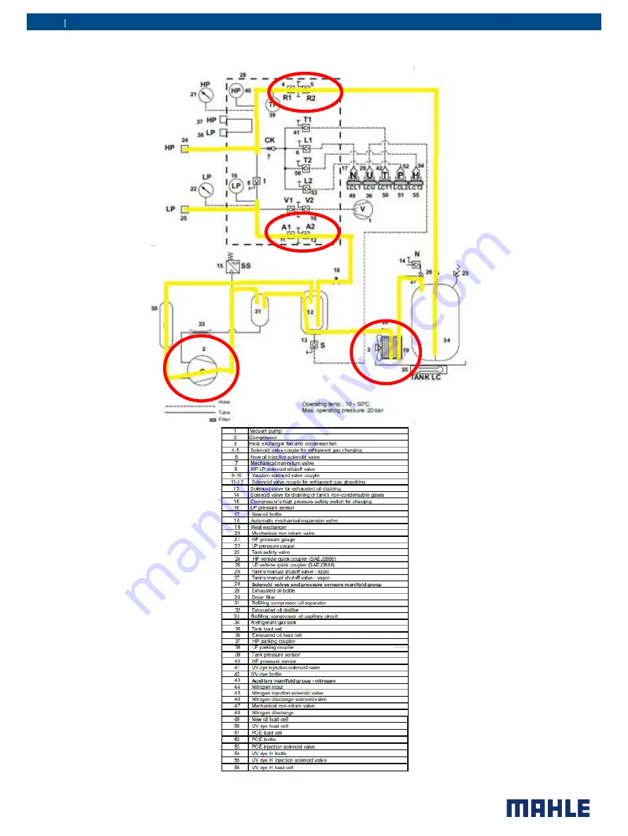 MAHLE AIR-NEX 9380 Service Manual Download Page 33