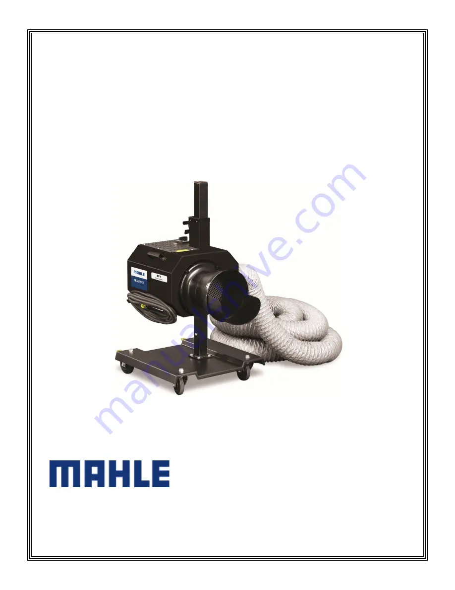 MAHLE EV-1 Operation Manual Download Page 1