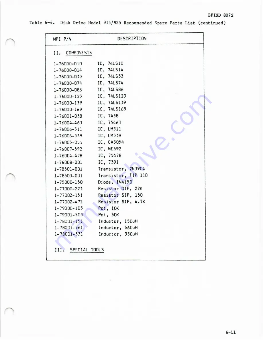 MAI Basic Four 4399 Service Manual Download Page 175