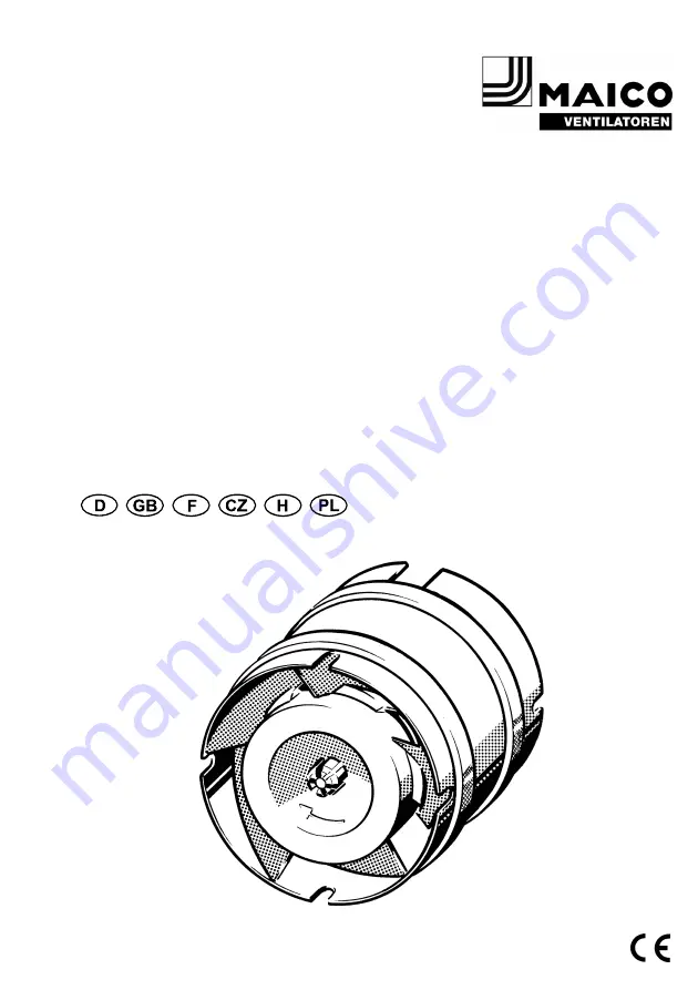 Maico 0080.0460 Mounting And Operating Instructions Download Page 1