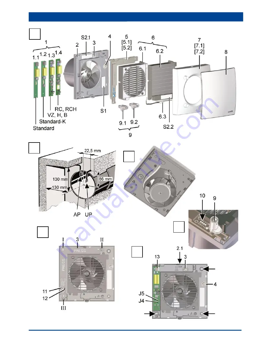 Maico ECA 150 ipro B Mounting And Operating Instructions Download Page 3