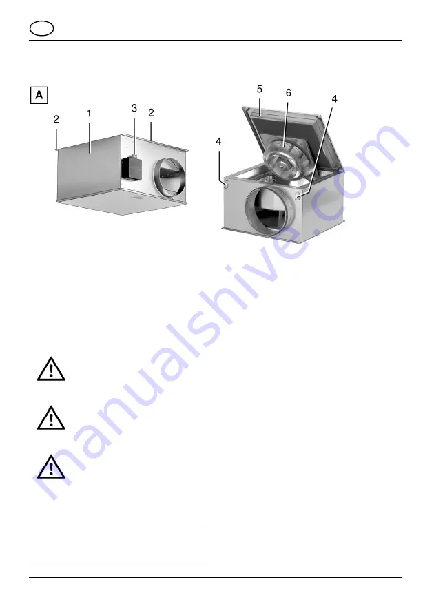 Maico ECR-A 12 Mounting And Operating Instructions Download Page 2