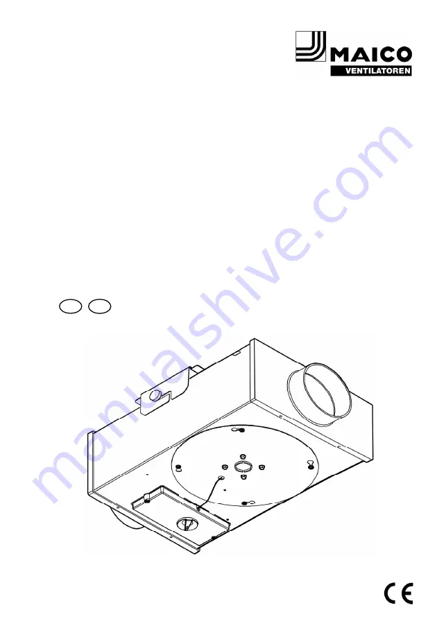 Maico EFR Series Mounting And Operating Instructions Download Page 1