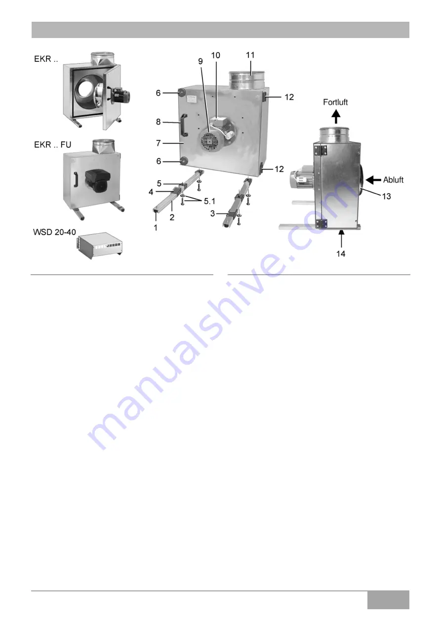 Maico EKR 20-2 Mounting And Operating Instructions Download Page 3