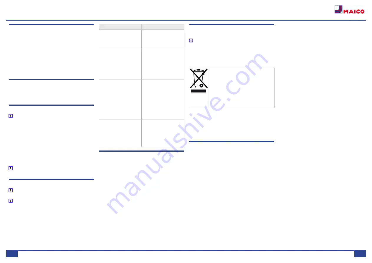 Maico EZR Series Installation And Operating Instructions Manual Download Page 3