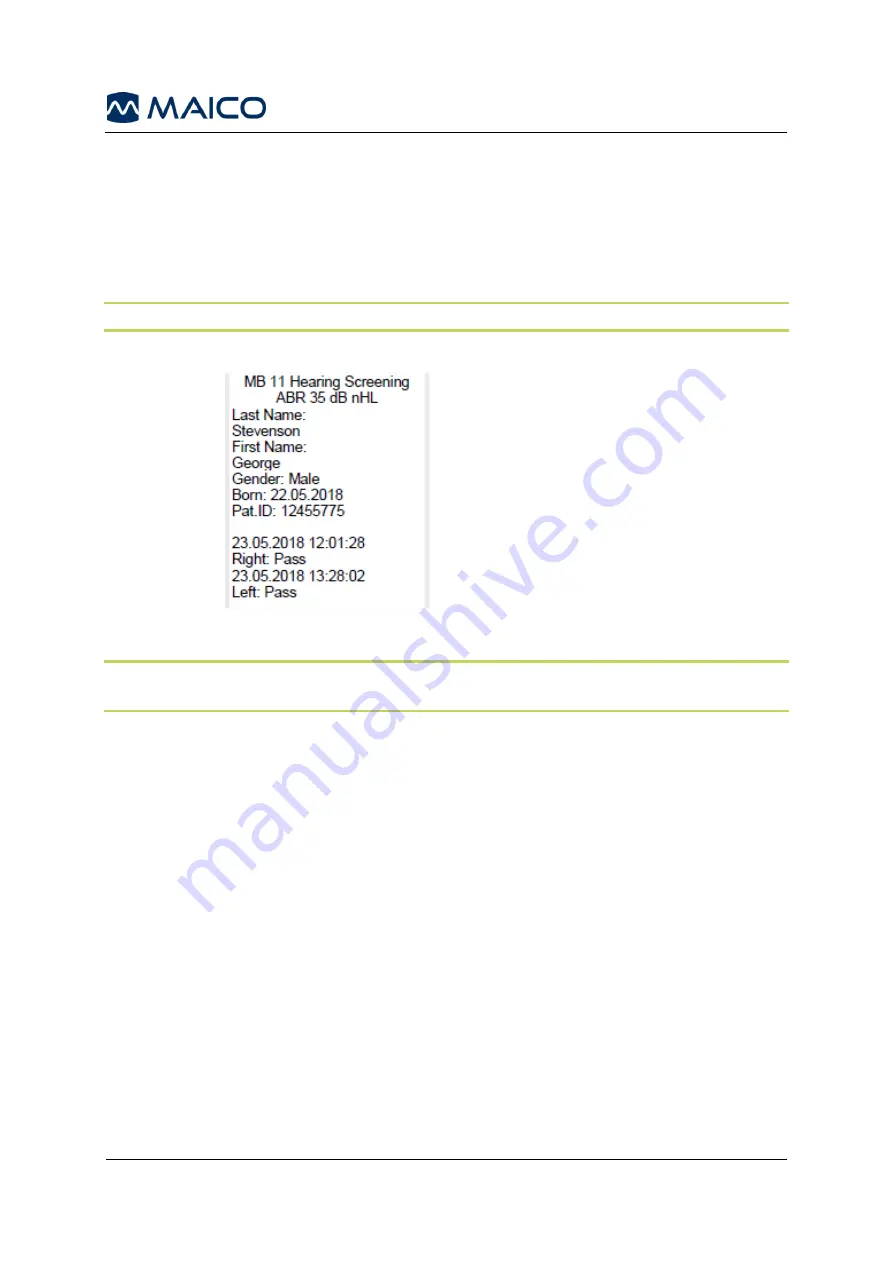 Maico MB 11 BERAphone Operation Manual Download Page 62