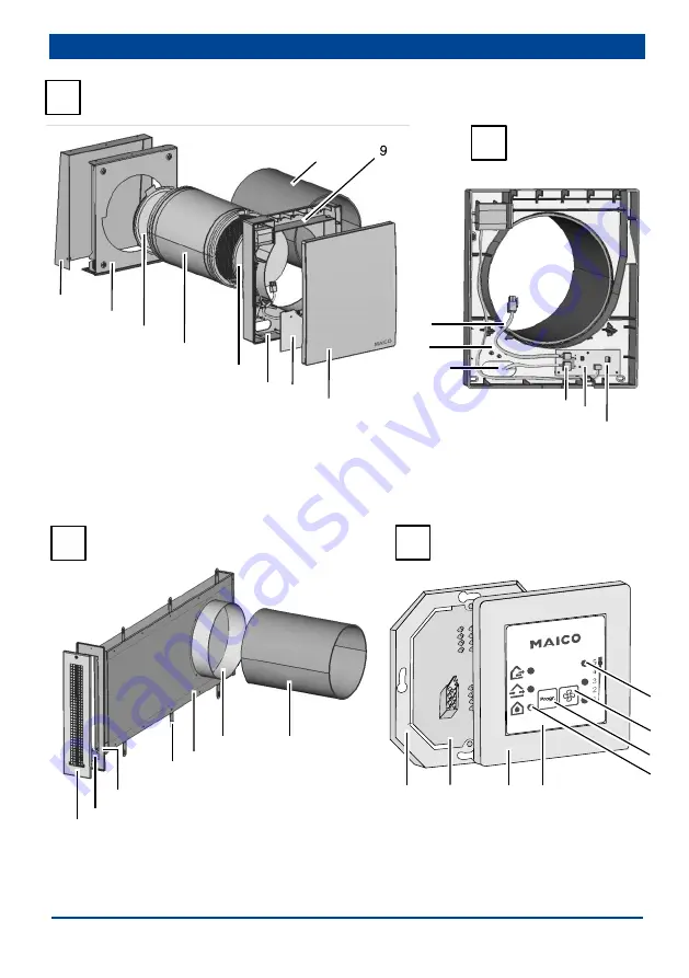 Maico PP 60 KA Mounting And Operating Instructions Download Page 3