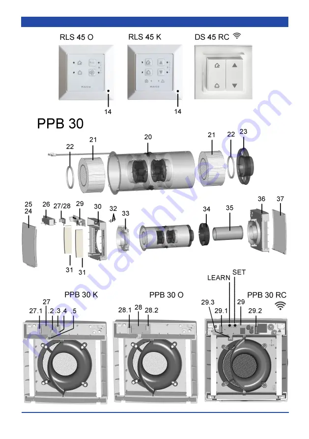 Maico PushPull PP 45 O Operating Instructions Manual Download Page 5