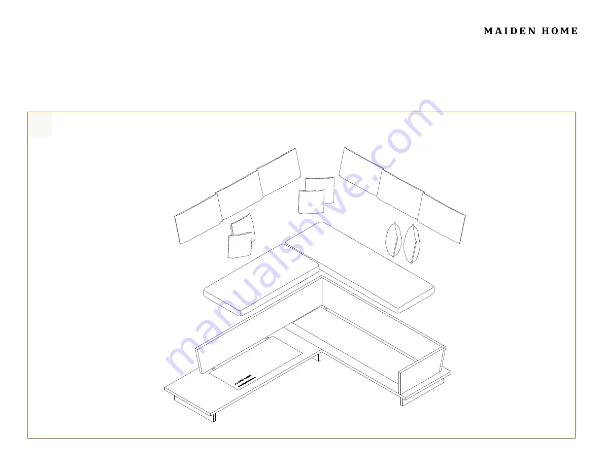 Maiden Home The Muir Sectional Скачать руководство пользователя страница 11