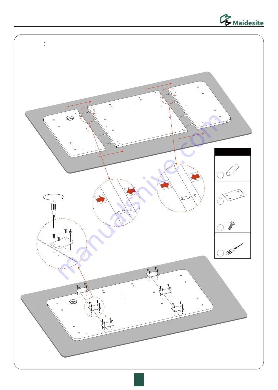 Maidesite M021-01 Assembly Instructions Manual Download Page 5