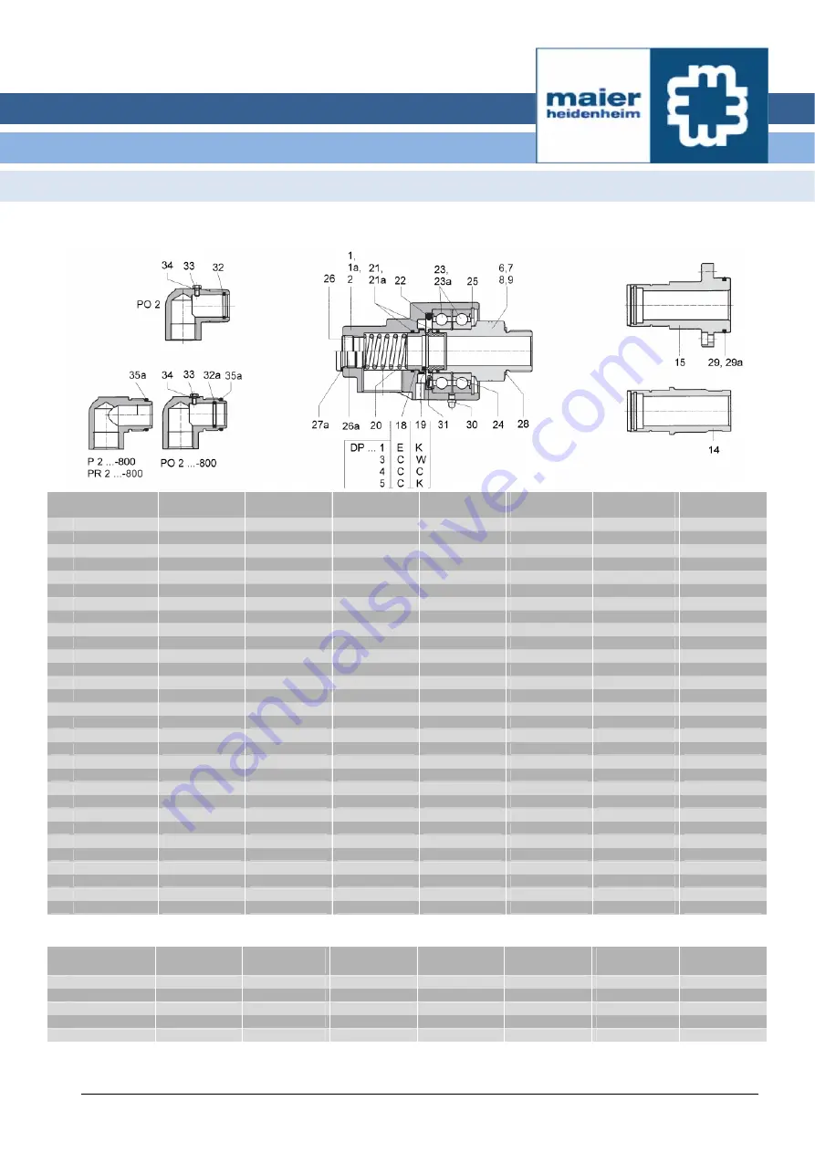 Maier novasys DP Series Operating Instructions Manual Download Page 18