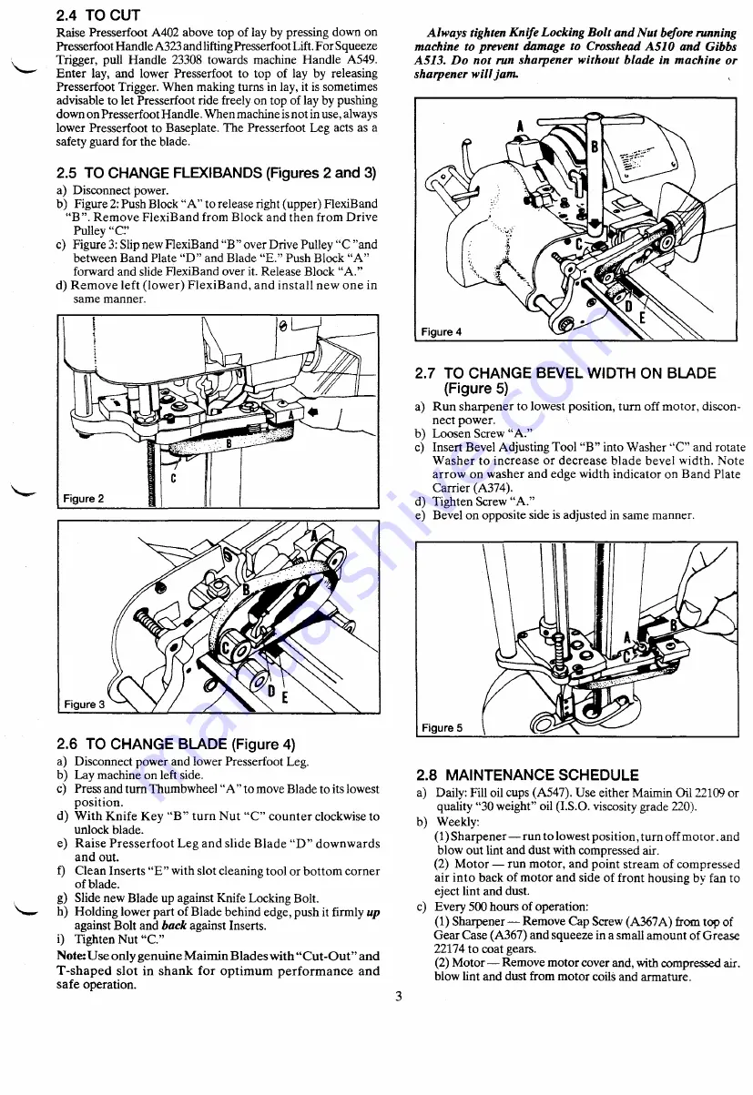 maimin SABRE 3000 Instructions And Parts List Download Page 3