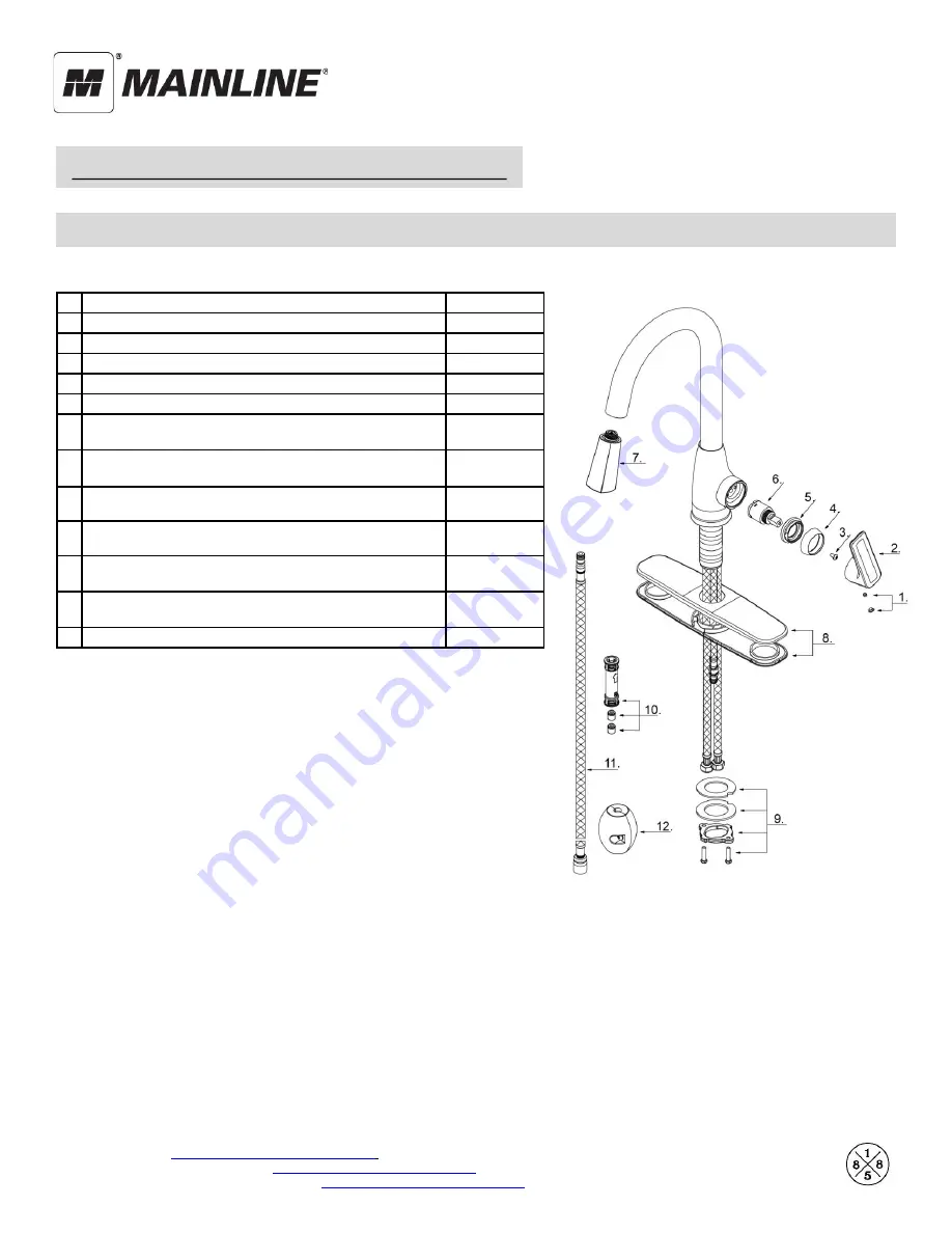 MAINLINE VODOX VO137 Installation Manual Download Page 4