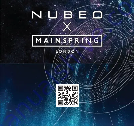 MAINSPRING NUBEO X Instruction Manual Download Page 1