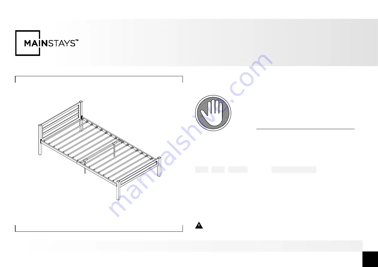 Mainstays 4061019WE Manual Download Page 1