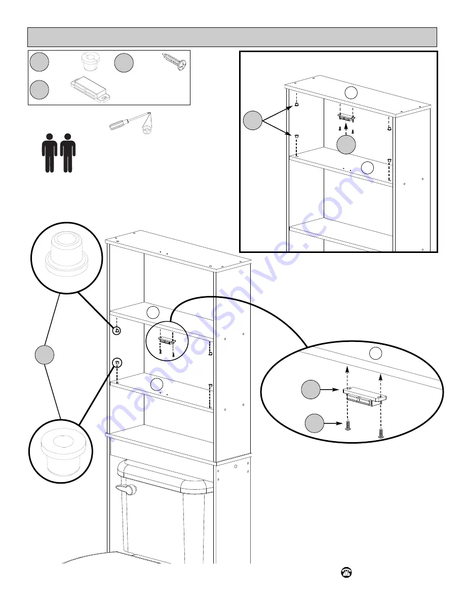 Mainstays 9509CHWM Assembly Instructions Manual Download Page 35