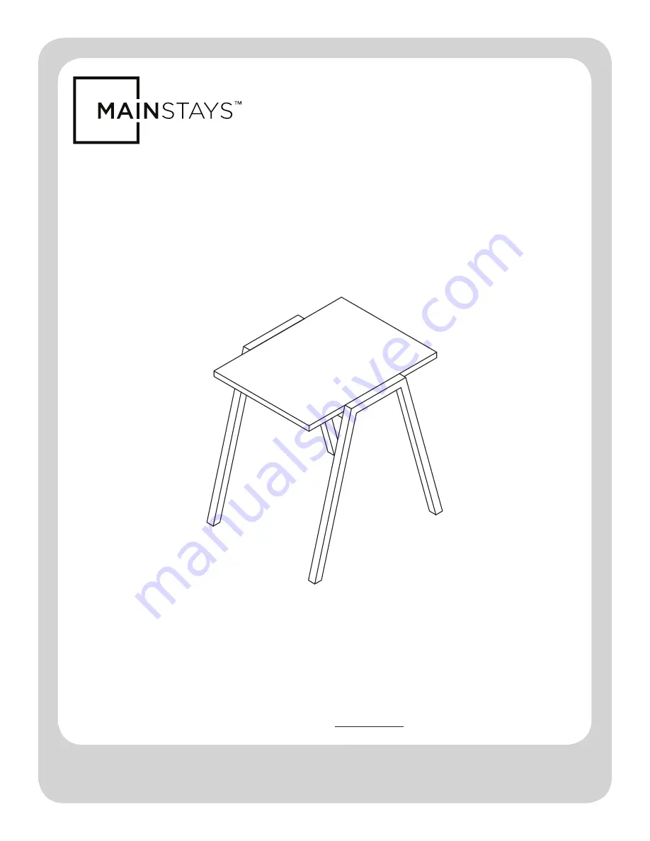 Mainstays CONRAD MS16-D4-1007-04 Assembly Instructions Manual Download Page 1