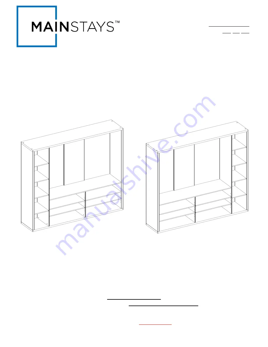 Mainstays MS17-D1-1011-01 Manual Download Page 1