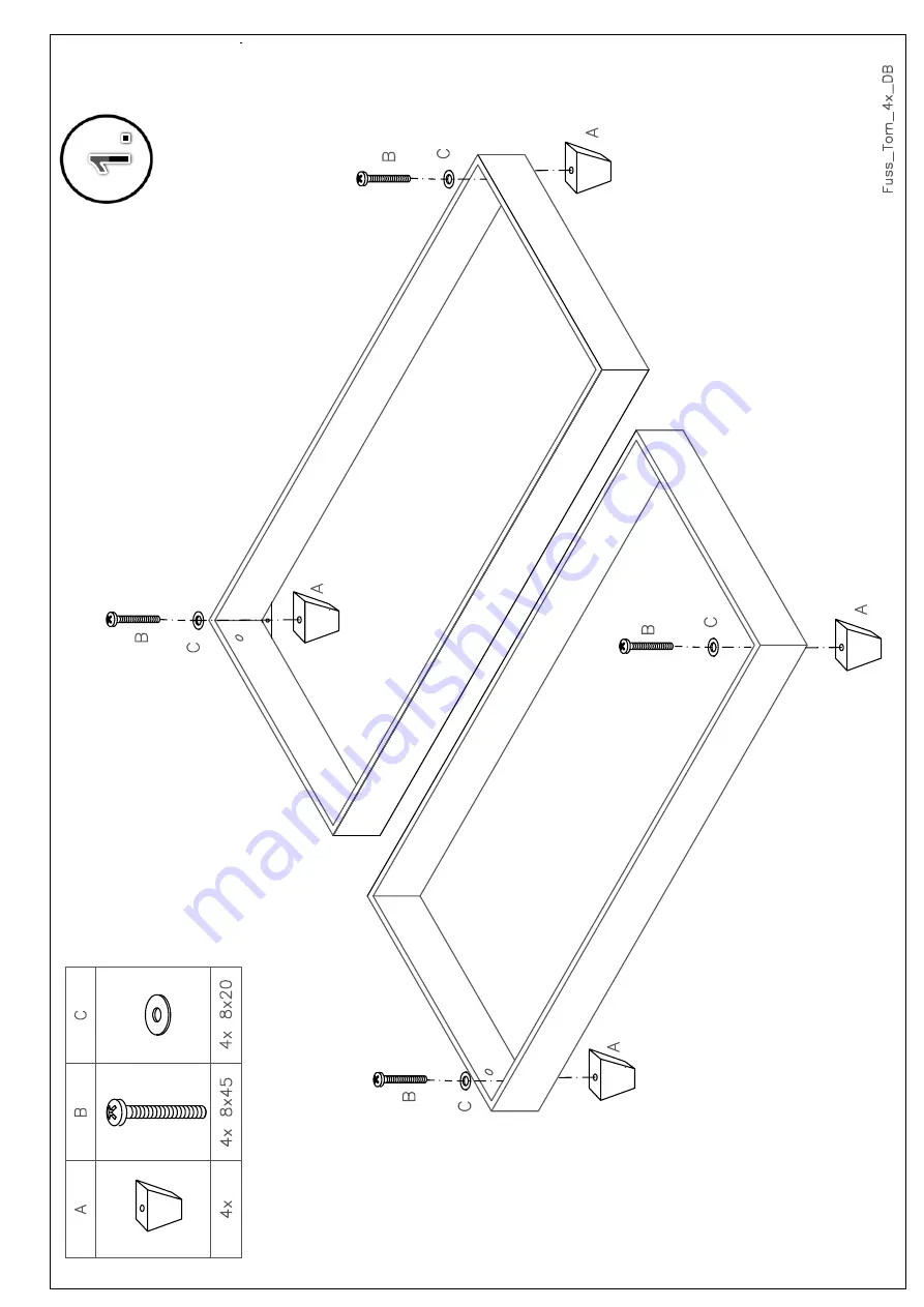 Maintal Abiona DB SH51 OHNE Assembly Instructions Manual Download Page 4